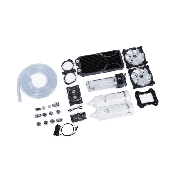 Enfriador-Líquido-Bitspower-Sorbet-Soft-Tube-Kit-240mm-Socket-AMD-Soft-Tube-Negro