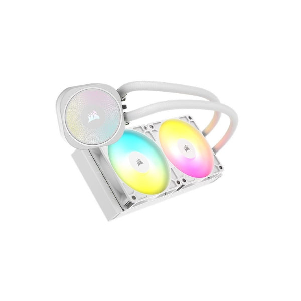 Enfriador-Líquido-Corsair-NAUTILUS-240-RS-ARGB-240mm-All-in-One-Blanco
