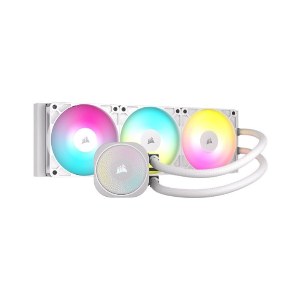 Enfriador-Líquido-Corsair-NAUTILUS-360-RS-ARGB-360mm-All-in-One-Blanco