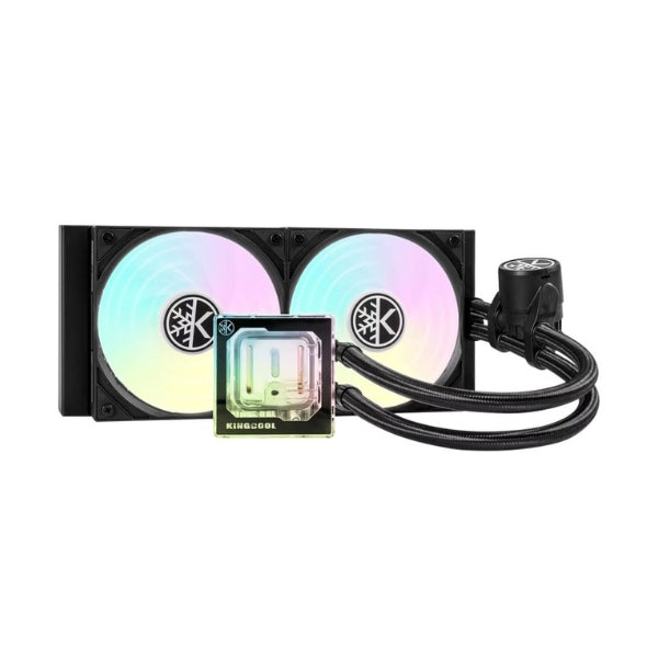 Enfriador-Líquido-KingCool-Pure-Flow-ARGB-240mm-All-in-One-Negro