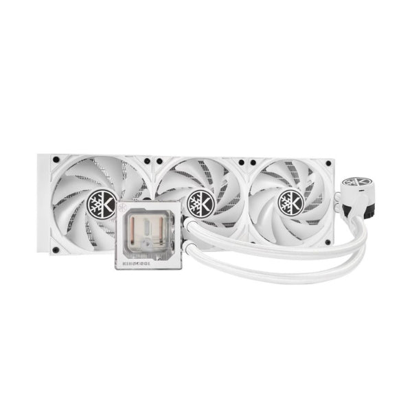 Enfriador-Líquido-KingCool-Pure-Flow-ARGB-360mm-All-in-One-Blanco