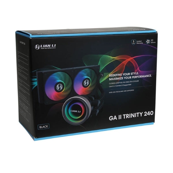 Enfriador-Líquido-Lian-Li-Galahad-II-Trinity-240mm-All-in-One-Negro