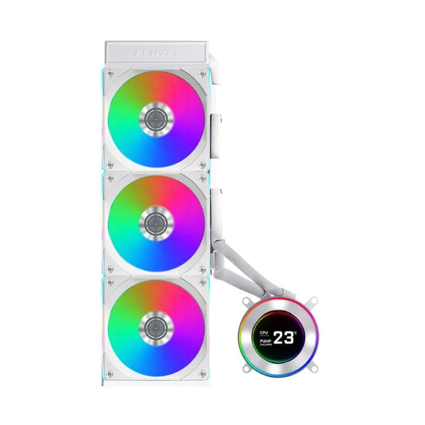 Enfriador-Líquido-Lian-Li-Hydroshift-II-LCD-C-360CL-360mm-All-in-One-Blanco