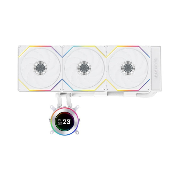 Enfriador-Líquido-Lian-Li-Hydroshift-II-LCD-C-360TL-360mm-All-in-One-Blanco