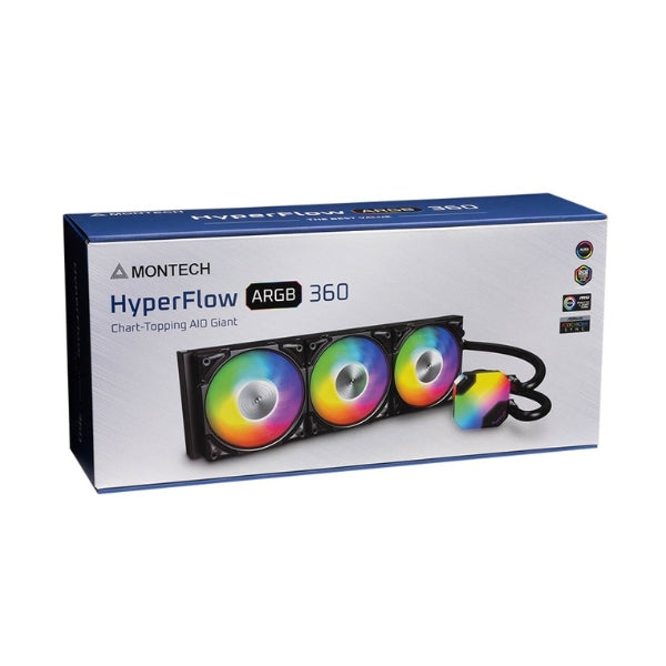Enfriador-Líquido-Montech-Hyper-Flow-ARGB-360mm-All-in-One-Negro