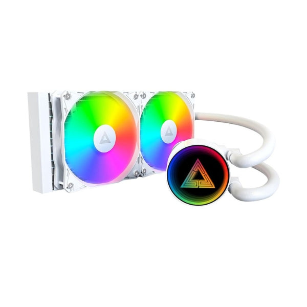 Enfriador-Líquido-Montech-LightFlow-ARGB-240mm-All-in-One-Blanco