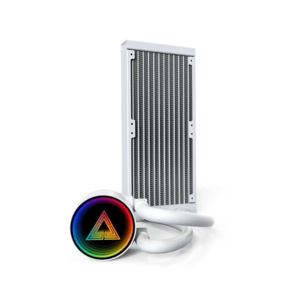 Enfriador-Líquido-Montech-LightFlow-ARGB-240mm-All-in-One-Blanco