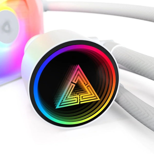 Enfriador-Líquido-Montech-LightFlow-ARGB-360-360mm-All-in-One-Blanco