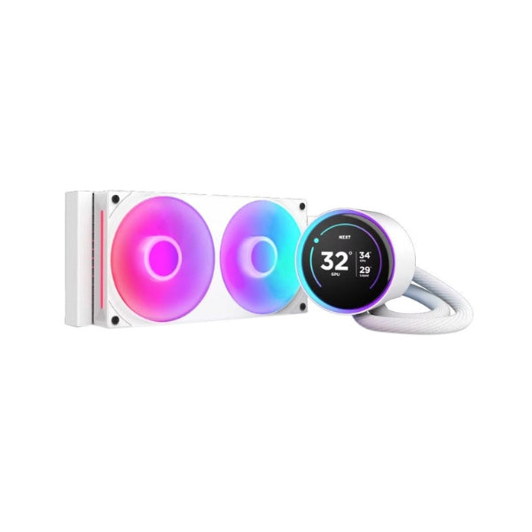 Enfriador-Líquido-NZXT-Kraken-Elite-RGB-240mm-All-in-One-Blanco