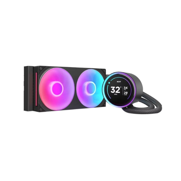 Enfriador-Líquido-NZXT-Kraken-Elite-RGB-240mm-All-in-One-Negro