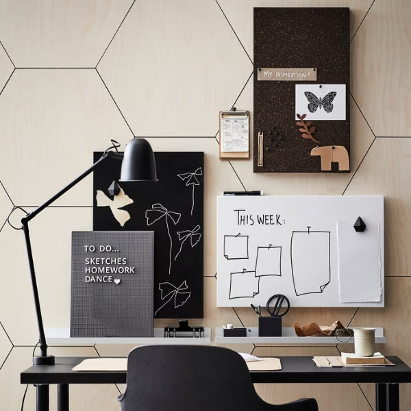 Escritorio IKEA LINNMON Negro-Marrón 39 38 x 23 58 + Pata ADILS Negro