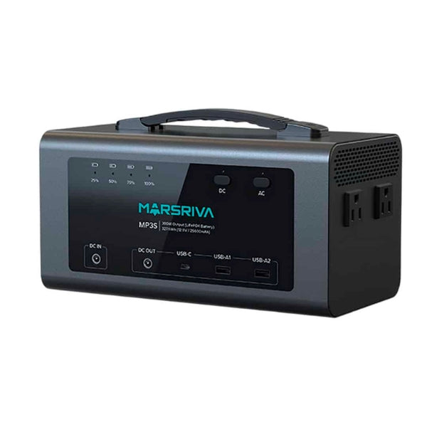 Estación de Poder Marsriva MP3S 300W 25600mAh LiFePO4 Portátil
