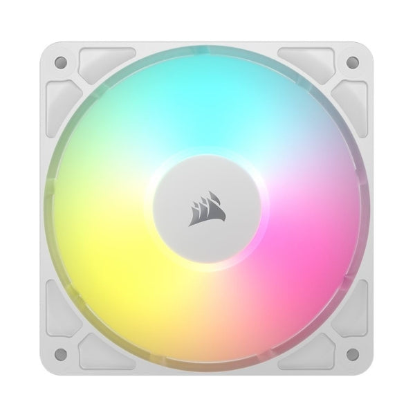 Fan-Cooler-Corsair-RS120-ARGB-Magnetic-Dome-120mm-Blanco-ARGB-3-Pack