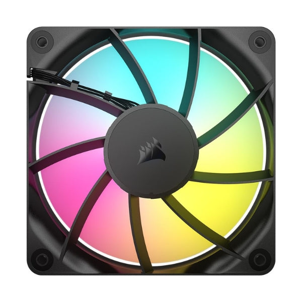 Fan-Cooler-Corsair-RS120-ARGB-Magnetic-Dome-Bearing-120mm-Negro-RGB-3-Pack