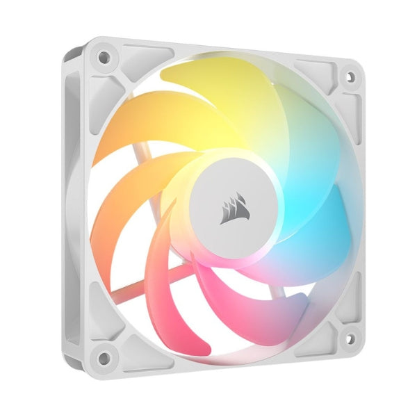 Fan-Cooler-Corsair-RS120-R-ARGB-Magnetic-Dome-Bearing-120mm-Blanco-RGB-3-Pack