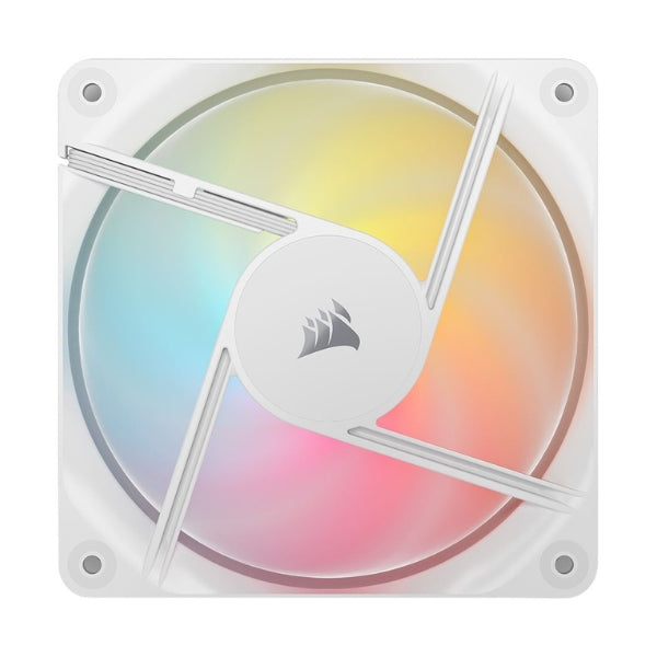 Fan-Cooler-Corsair-RS120-R-ARGB-Magnetic-Dome-Bearing-120mm-Blanco-RGB-3-Pack