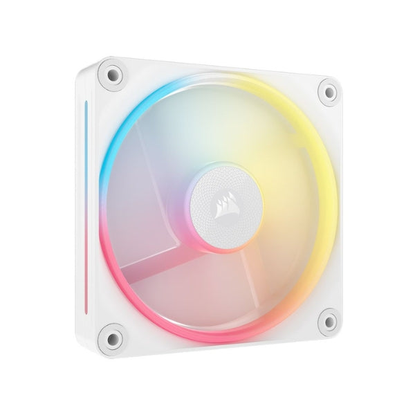 Fan-Cooler-Corsair-iCUE-LINK-LX120-R-RGB-Magnetic-Dome-Bearing-120mm-Blanco-RGB