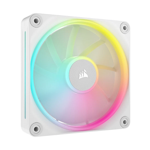 Fan-Cooler-Corsair-iCUE-LINK-LX120-RGB-Magnetic-Dome-Bearing-120mm-Blanco-RGB