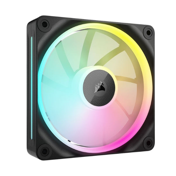 Fan-Cooler-Corsair-iCUE-LINK-LX120-RGB-Magnetic-Dome-Bearing-120mm-Negro-RGB-3-Pack