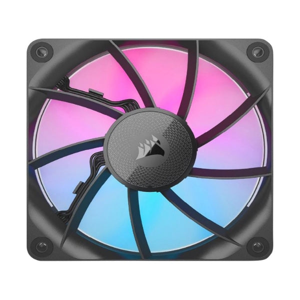 Fan-Cooler-Corsair-iCUE-LINK-RX120-RGB-Magnetic-Dome-Bearing-120mm-Negro-RGB-3-Pack