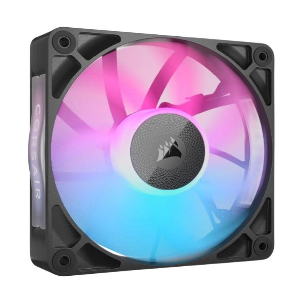 Fan-Cooler-Corsair-iCUE-LINK-RX120-RGB-Magnetic-Dome-Bearing-120mm-Negro-RGB