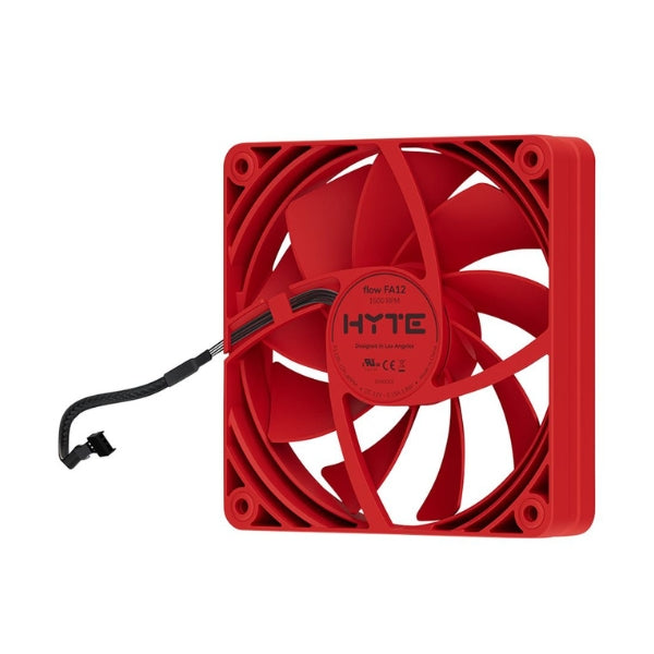 Fan-Cooler-HYTE-Flow-FA12-Fluid-Dynamic-Bearing-120mm-Rojo-4-Pack