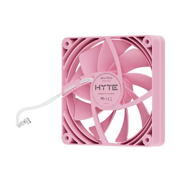 Fan-Cooler-HYTE-Flow-FA12-Fluid-Dynamic-Bearing-120mm-Rosa-4-Pack