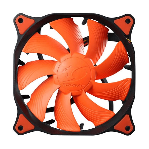Fan-Cooler-H,E,C,-Cougar-CFV12H-Hydro-Dynamic-Bearing-120mm-Negro-Naranja
