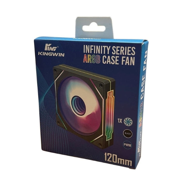 Fan-Cooler-Kingwin-KWI-FAN01-Infinity-Mirror-Hydraulic-Bearing-120mm-Negro-ARGB