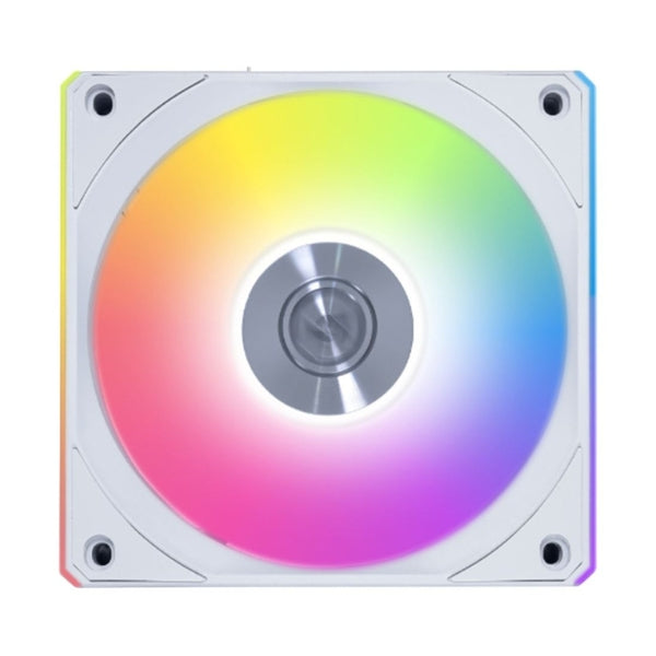 Fan-Cooler-Lian-Li-UNI-FAN-CL-Wireless-Reverse-Blade-Fluid-Dynamic-Bearing-120mm-Blanco-RGB