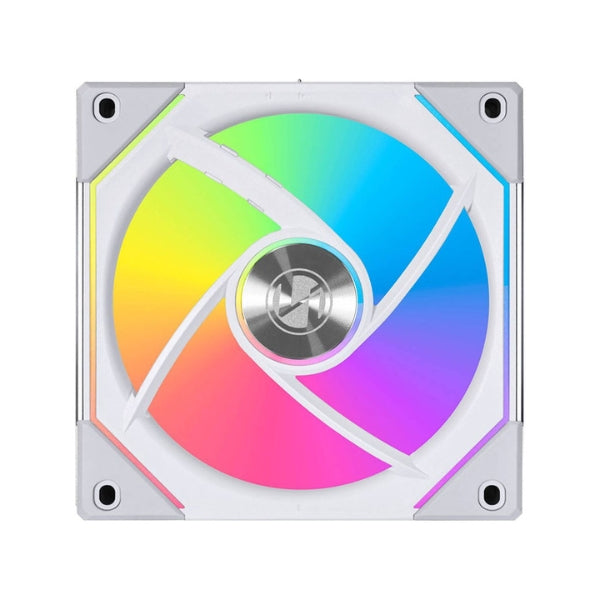 Fan-Cooler-Lian-Li-UNI-FAN-SL-INF-LCD-FLEX-Fluid-Dynamic-Bearing-120mm-Blanco-RGB-3-Pack