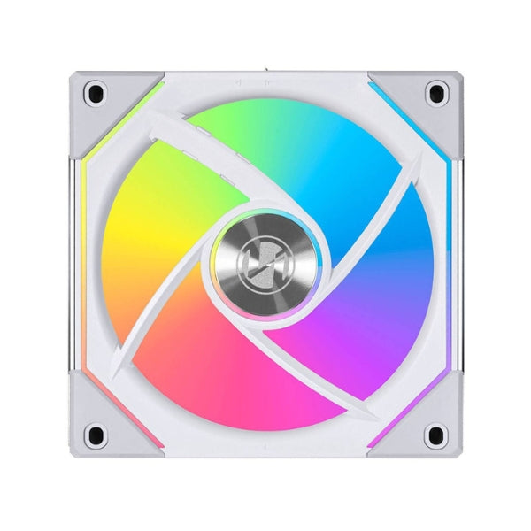 Fan-Cooler-Lian-Li-UNI-FAN-SL-INF-LCD-FLEX-Fluid-Dynamic-Bearing-120mm-Blanco-RGB