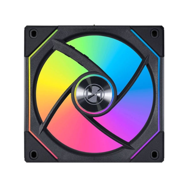Fan-Cooler-Lian-Li-UNI-FAN-SL-INF-LCD-FLEX-Fluid-Dynamic-Bearing-120mm-Negro-RGB-3-Pack