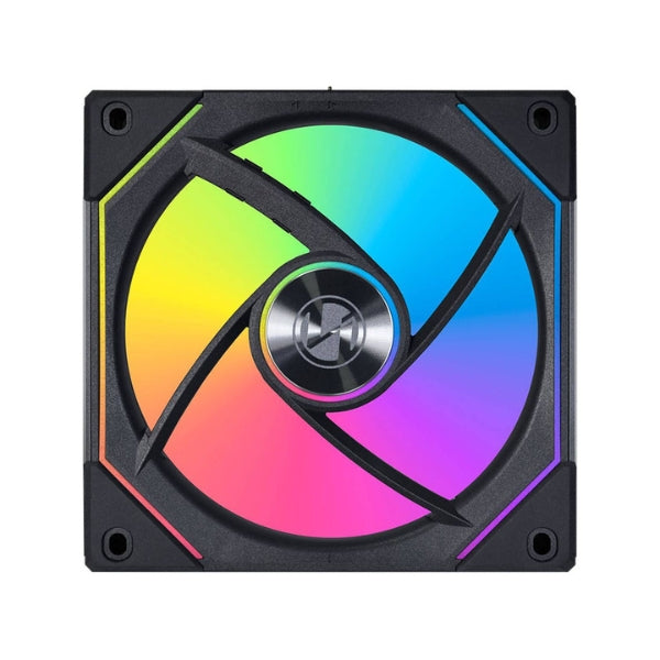 Fan-Cooler-Lian-Li-UNI-FAN-SL-INF-LCD-FLEX-Reverse-Blade-Fluid-Dynamic-Bearing-120mm-(3-Pack)-Negro-RGB