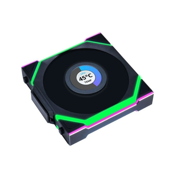 Fan-Cooler-Lian-Li-UNI-FAN-SL-Wireless-LCD-Fluid-Dynamic-Bearing-120mm-Negro-RGB