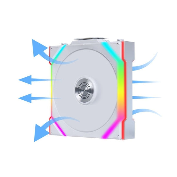 Fan-Cooler-Lian-Li-UNI-FAN-SL-Wireless-Reverse-Blade-Fluid-Dynamic-Bearing-120mm-Blanco-RGB