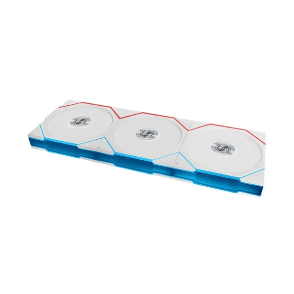 Fan-Cooler-Lian-Li-UNI-FAN-TL-120-V2-Wireless-Fluid-Dynamic-Bearing-120mm-Blanco-RGB-3-Pack