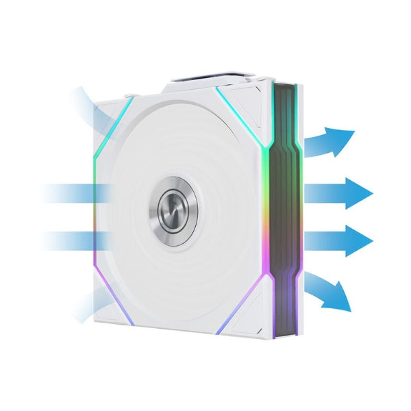 Fan-Cooler-Lian-Li-UNI-FAN-TL-120-V2-Wireless-Fluid-Dynamic-Bearing-120mm-Blanco-RGB