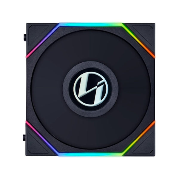 Fan-Cooler-Lian-Li-UNI-FAN-TL-LCD-FLEX-Reverse-Blade-Fluid-Dynamic-Bearing-120mm-Negro-RGB