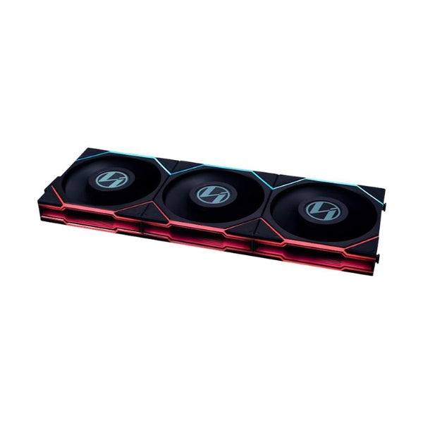 Fan-Cooler-Lian-Li-UNI-FAN-TL-LCD-FLEX-Reverse-Blade-Fluid-Dynamic-Bearing-120mm-(3-Pack)-Negro-RGB
