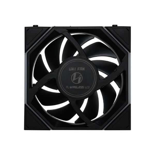 Fan-Cooler-Lian-Li-UNI-FAN-TL120-V2-LCD-Reverse-Blade-Wireless-Fluid-Dynamic-Bearing-120mm-Negro-RGB
