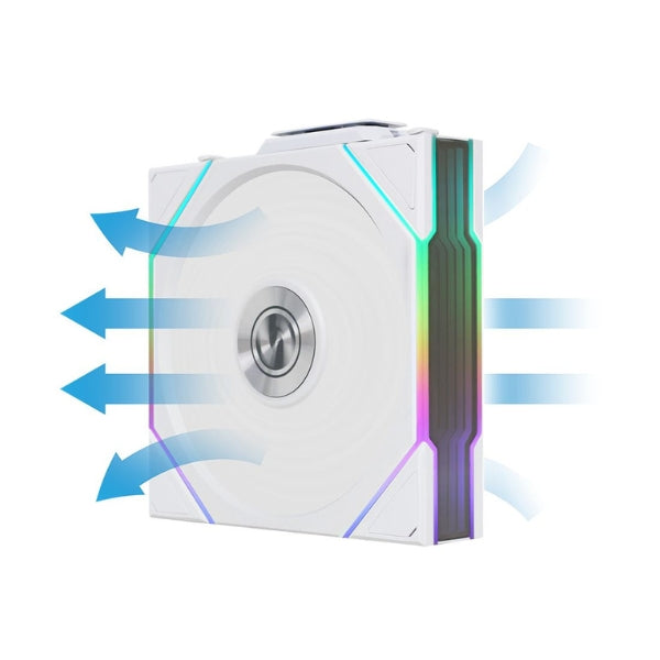Fan-Cooler-Lian-Li-UNI-FAN-TL120-V2-Reverse-Blade-Wireless-Fluid-Dynamic-Bearing-120mm-Blanco-RGB-3-Pack