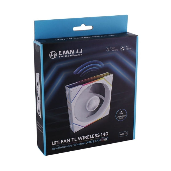 Fan-Cooler-Lian-Li-Uni-Fan-TL-Wireless-Fluid-Dynamic-Bearing-140mm-Blanco-RGB