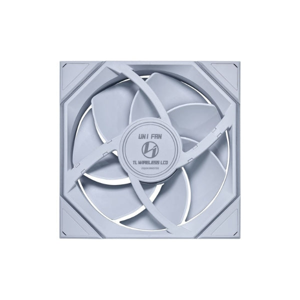 Fan-Cooler-Lian-Li-Uni-Fan-TL-Wireless-LCD-Fluid-Dynamic-Bearing-140mm-Blanco-RGB