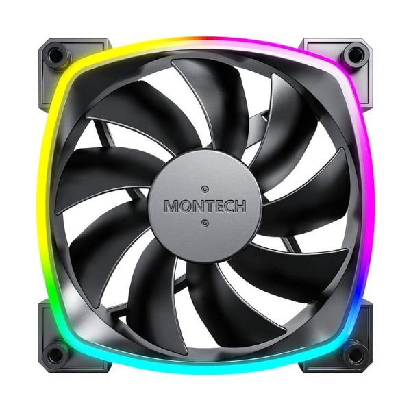 Fan-Cooler-Montech-AX120-ARGB-120mm-Hydro-Dynamic-Bearing-Negro-ARGB