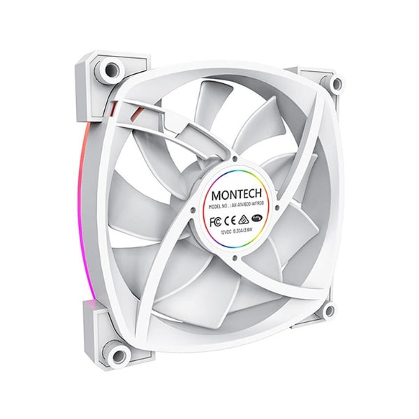 Fan-Cooler-Montech-AX140-ARGB-Hydro-Dynamic-Bearing-140mm-Blanco-ARGB