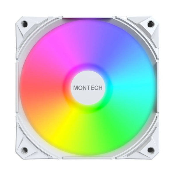 Fan-Cooler-Montech-E28-ARGB-Fluid-Dynamic-Bearing-120mm-Blanco-ARGB