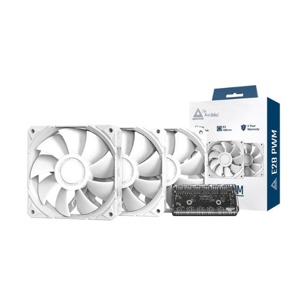 Fan-Cooler-Montech-E28-PWM-Fluid-Dynamic-Bearing-120mm-Blanco-PWM-3-Pack