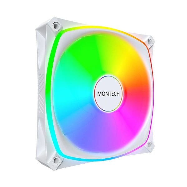 Fan-Cooler-Montech-RX120-PRO-RGB-Rifle-Bearing-120mm-Blanco-RGB