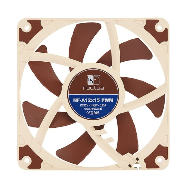 Fan-Cooler-Noctua-NF-A12X15-PWM-SSO2-Bearing-120mm-Marrón